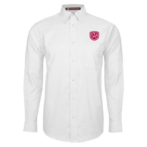 White Oxford Long Sleeve Shirt-Primary Mark