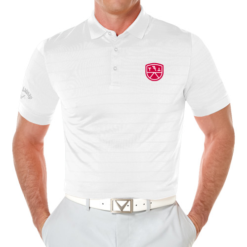 Callaway Opti Vent White Polo-Primary Mark