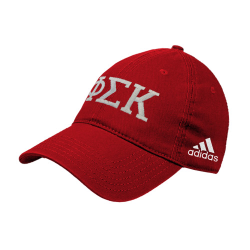 Adidas Red Adjustable Washed Slouch-Greek Letters
