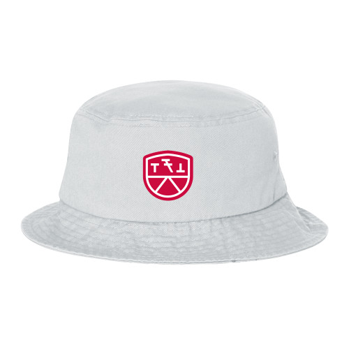 Sportsman White Bucket Hat-Primary Mark