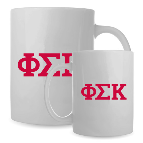 Full Color White Mug 15oz-Greek Letters