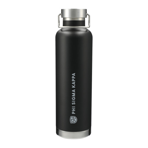 Thor Copper Vacuum Insulated Black Bottle 32oz-Phi Sigma Kappa  Engraved