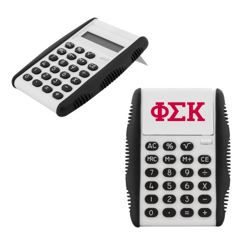  White Flip Cover Calculator - Greek Letters