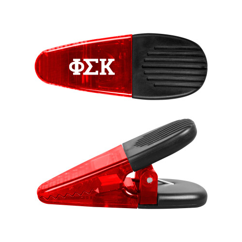  Red Crocodile Clip/Magnet - Greek Letters