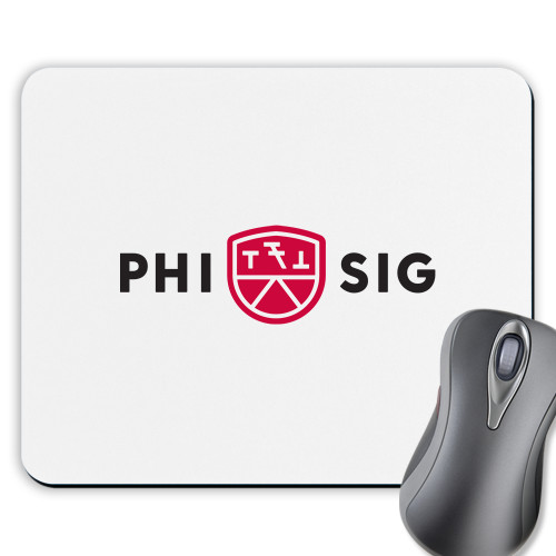  Full Color Mousepad - Phi Sig Wordmark