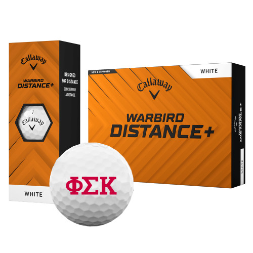  Callaway Warbird Golf Balls 12/pkg - Greek Letters