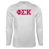 Thumbnail image for  White Performance Long Sleeve Shirt