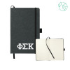 Thumbnail image for  5.5 x 8.5 Black FSC Mix Recycled Leather Bound Journal
