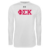 Thumbnail image for  Under Armour White Long Sleeve Tech Tee
