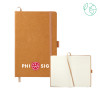 Thumbnail image for  5.5 x 8.5 Natural FSC Mix Recycled Leather Bound Journal