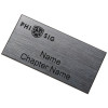 Thumbnail image for  Brushed Silver w/ Black Name Badge