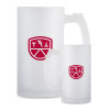 Thumbnail image for  Full Color Decorative Frosted Glass Mug 16oz