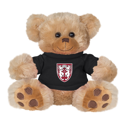 Portsmouth Abbey Plush Big Paw 8 1/2 inch Brown Bear w/Black Shirt