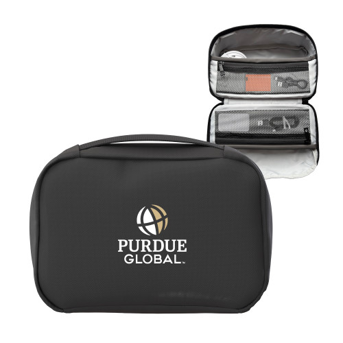  Black Accessory Case - Purdue Global Primary Mark - Vertical