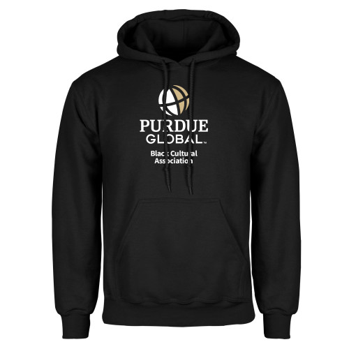  Black Fleece Hoodie - Purdue Global - Black Cultural Association