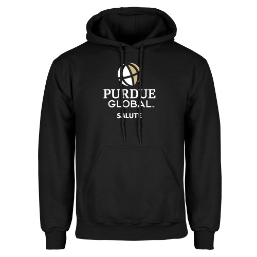  Black Fleece Hoodie - Purdue Global - SALUTE
