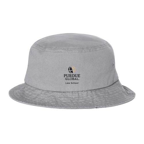  Sportsman Grey Bucket Hat - Purdue Global - Law School