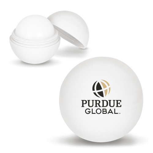  White Lip Moisturizer Ball - Purdue Global Primary Mark - Vertical