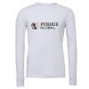 Thumbnail image for  Bella + Canvas White Jersey Cotton Long Sleeve T Shirt