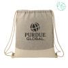 Thumbnail image for  Split Recycled Cotton Grey/Natural Drawstring Bag