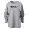 Thumbnail image for  Boxercraft Womens Oxford Grey Heather Pom Pom Jersey Tee