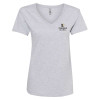 Thumbnail image for  Next Level Womens Heather Grey Cotton V Neck Tee