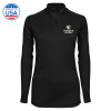 Thumbnail image for  Syntrel Womens Black Interlock 1/4 Zip