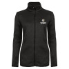 Thumbnail image for  Womens Black Heather Fleece Jacket