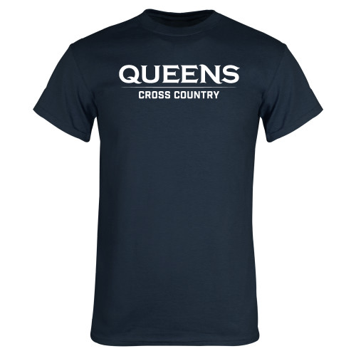  Navy T Shirt - Queens -  Cross Country