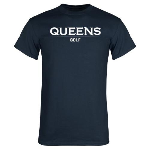 Navy T Shirt - Queens -  Golf
