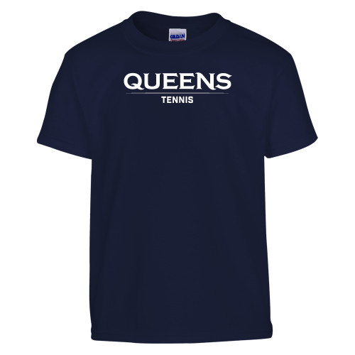  Youth Navy T Shirt - Queens -  Tennis