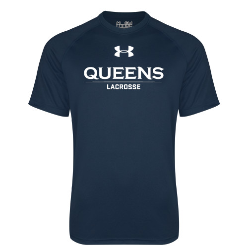  Under Armour Navy Tech Tee - UA - Queens Lacrosse