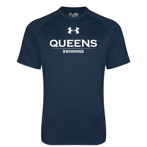  Under Armour Navy Tech Tee - UA - Queens Swimming