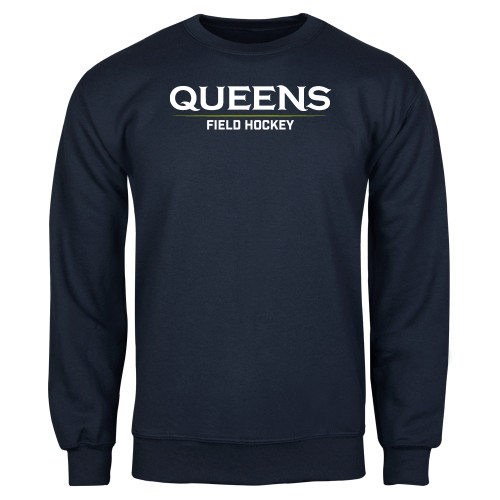  Navy Fleece Crew - Queens -  Field Hockey