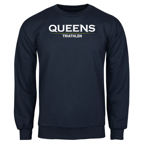  Navy Fleece Crew - Queens -  Triathlon