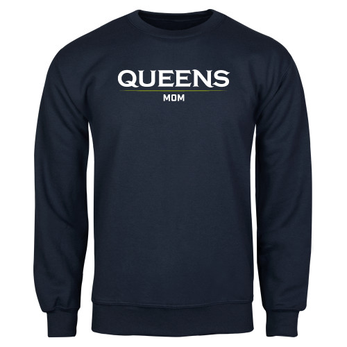  Navy Fleece Crew - Queens - Mom