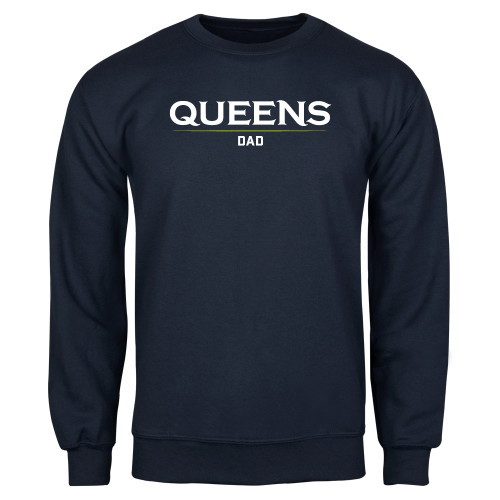  Navy Fleece Crew - Queens - Dad