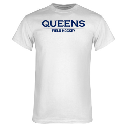  White T Shirt - Queens -  Field Hockey