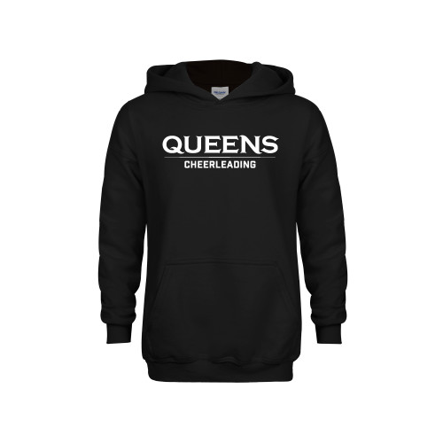  Youth Black Fleece Hoodie - Queens -  Cheerleading