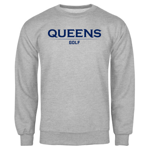  Grey Fleece Crew - Queens -  Golf