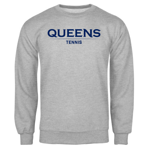  Grey Fleece Crew - Queens -  Tennis