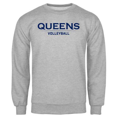  Grey Fleece Crew - Queens -  Volleyball