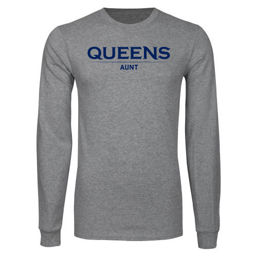  Grey Long Sleeve T Shirt - Queens - Aunt