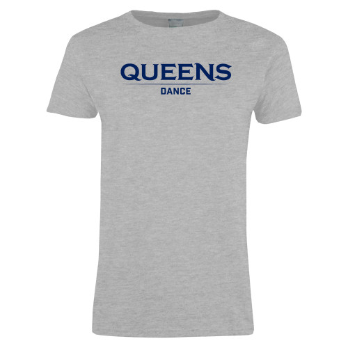  Womens Grey Short Sleeve Tee - Queens -  Dance