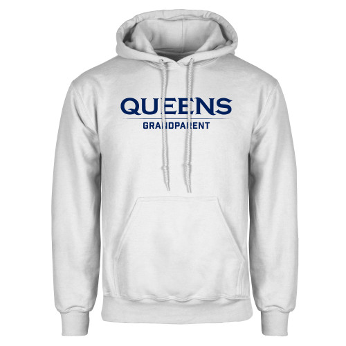  White Fleece Hoodie - Queens - Grandparent