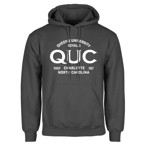  Charcoal Fleece Hoodie - QUC Established Date