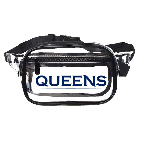  Clear Fanny Pack - Queens Athletic Wordmark