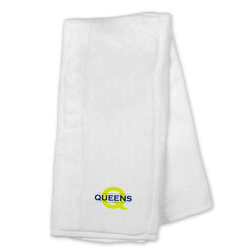  Baby Burp Cloth - Queens Neon Q Wordmark