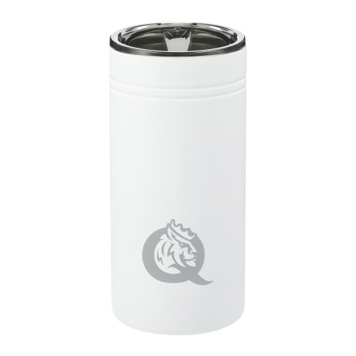  Sherpa Vacuum White Tumbler & Insulator 12oz - Queens Athletic Mark Engraved