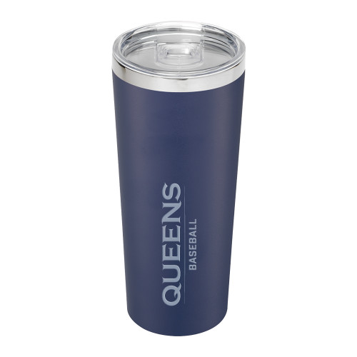  Thor Vacuum Insulated Navy Tumbler 22oz - Queens -  Baseball Engraved